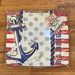 NWT$100 S.S. Brighton Nautical Beach XL Tote